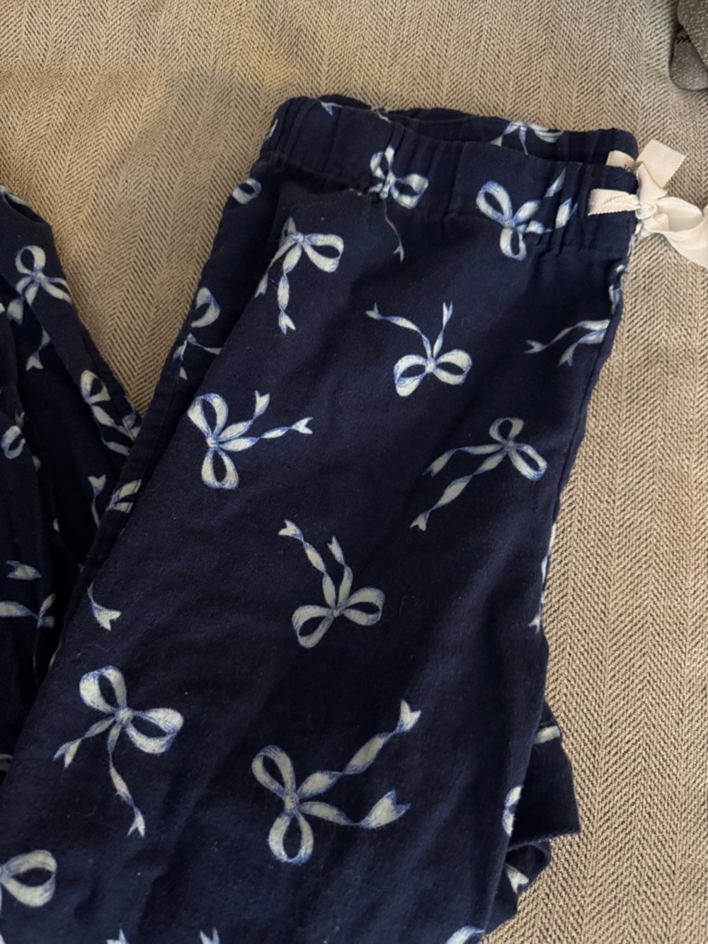 J. Crew Bow Print Pajama Pants